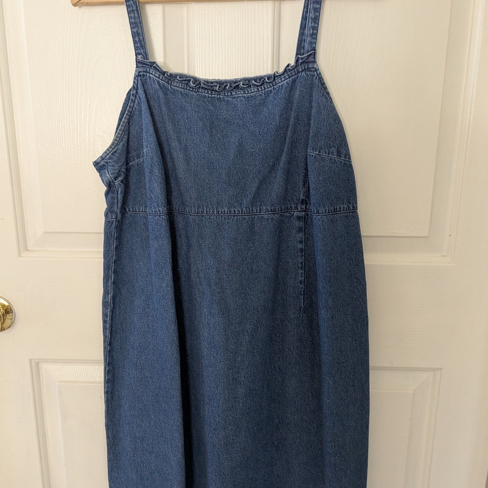 Venezia Blue Denim Sundress Vintage
